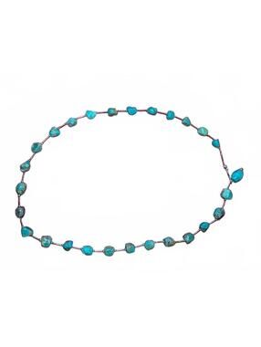 Hook It Anywhere Natural Turquoise & Sterling Silver Southwestern Necklace